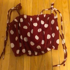 Shein Polka Dot Top, Size L